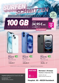 Telekom Prospekt - Normann und Kremser Das Auto Haus