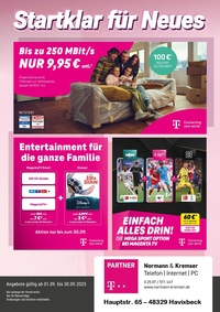 Telekom Prospekt - Normann und Kremser Das Auto Haus