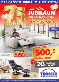 Trösser Prospekt - 75 Jahre Jubiläum