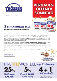 Trösser Prospekt - VIP-Angebote bei TRÖSSER in Garbsen