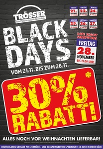 Trösser Prospekt - Black Days