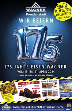 Eisen-Wagner Prospekt - 175 Jahre