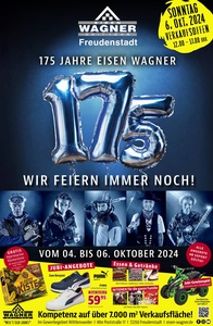 Eisen-Wagner Prospekt - 2024 KW 40 | Eisen Wagner 175 Jahre