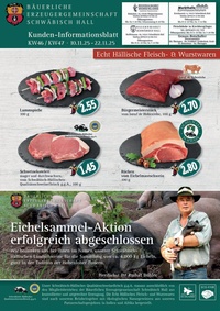 Bäuerliche Erzeugergemeinschaft Schwäbisch Hall Prospekt - 2025/45 | Bäuerliche Erzeugergemeinschaft | KW46+47