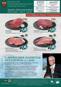 Bäuerliche Erzeugergemeinschaft Schwäbisch Hall Prospekt - 2026/03 | Bäuerliche Erzeugergemeinschaft | KW04+05| 