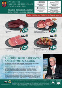 Bäuerliche Erzeugergemeinschaft Schwäbisch Hall Prospekt - 2026/06 Bäuerliche Erzeugergemeinschaft KW 06+KW07