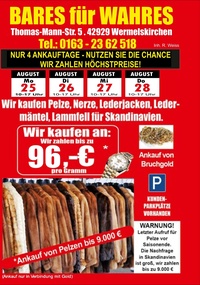 Goldankauf Prospekt - Rico Weiss