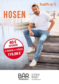 Modehaus Bär Prospekt - Hattric - Hosen Deal
