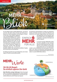 Sparkasse Hohenlohekreis Prospekt - Sparkasse Hohenloherkreis Mehr Blick