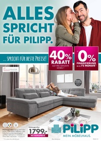 Möbel PiLiPP Prospekt - Alles spricht für Pilipp