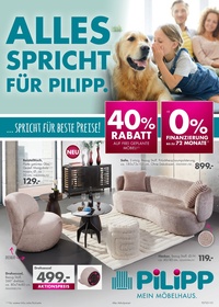 Möbel PiLiPP Prospekt - ALLES SPRICHT FÜR PILIPP.