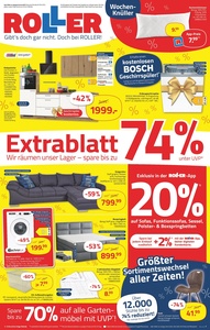 ROLLER Prospekt - EXTRABLATT 74% unter UVP