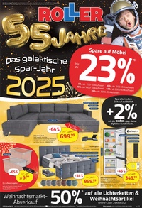 ROLLER Prospekt - Das galaktische Spar-Jahr 2025