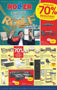 ROLLER Prospekt - Restposten bis zu 70% reduziert