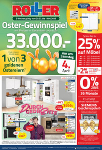 ROLLER Prospekt - Oster-Gewinnspiel