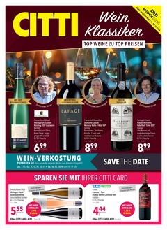 CITTI Markt Prospekt - Wein Klassiker