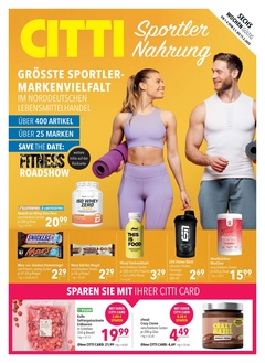 CITTI Markt Prospekt - Sportlernahrung