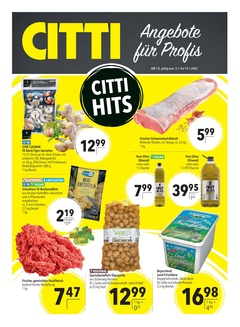 CITTI Markt Prospekt - Angebote für Profis