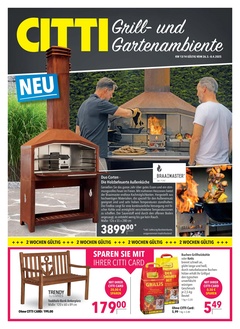 CITTI Markt Prospekt - Grill- und Gartenambiente