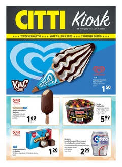 CITTI Markt Prospekt - Kioskwerbung