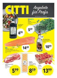 CITTI Markt Prospekt - Angebote für Profis