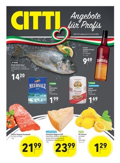 CITTI Markt Prospekt - Angebote für Profis