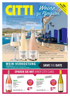 CITTI Markt Prospekt - Weine zu Pfingsten