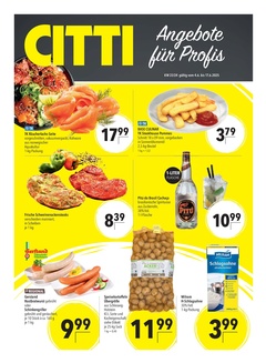 CITTI Markt Prospekt - Angebote für Profis
