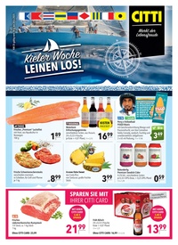 CITTI Markt Prospekt - Kieler Woche