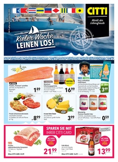 CITTI Markt Prospekt - Kieler Woche