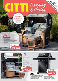 CITTI Markt Prospekt - Camping und Garten