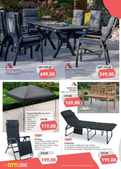 CITTI Markt Prospekt - Camping und Garten