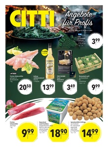 CITTI Markt Prospekt - Angebote für Profis