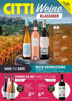 CITTI Markt Prospekt - Weine Klassiker - Seite 1