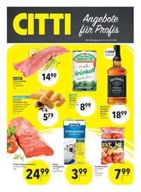 CITTI Markt Prospekt - Angebote für Profis