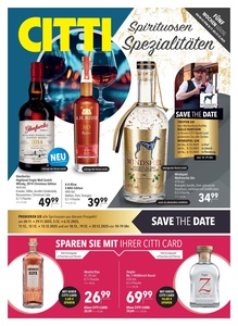 CITTI Markt Prospekt - Spirituosen-Spezialitäten