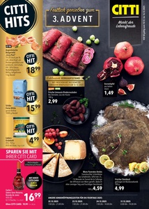 CITTI Markt Prospekt - Festlich genießen zum 3. Advent