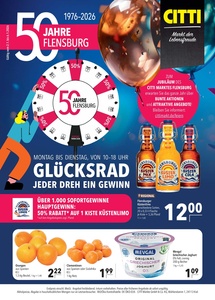 CITTI Markt Prospekt - 50 Jahre Flensburg - Seite 1