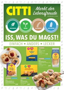 CITTI Markt Prospekt - Spezialernährung - Seite 1