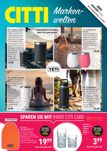 CITTI Markt Prospekt - Markenwelten - Seite 1