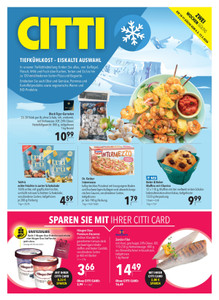 CITTI Markt Prospekt - Tiefkühlkost - Seite 1