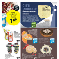 CITTI Markt Prospekt - Käse