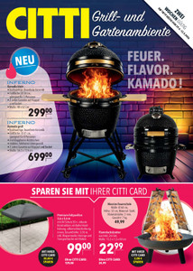 CITTI Markt Prospekt - Grill- und Gartenambiente