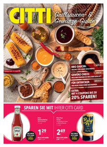 CITTI Markt Prospekt - Grillsaucen- und Gewürz-Guide