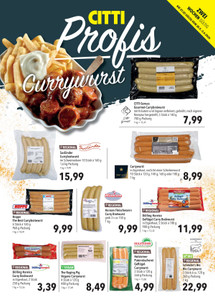 CITTI Markt Prospekt - Currywurst Angebote für Profis - Seite 1