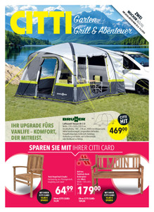 CITTI Markt Prospekt - Garten, Grill & Abenteuer - Seite 1