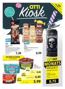 CITTI Markt Prospekt - Kioskwerbung - Seite 1