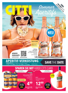 CITTI Markt Prospekt - Sommer Aperitifs - Seite 1