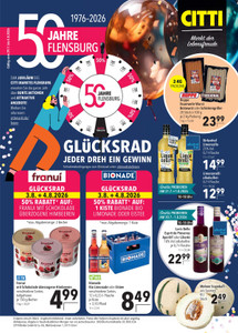 CITTI Markt Prospekt - 50 Jahre Flensburg