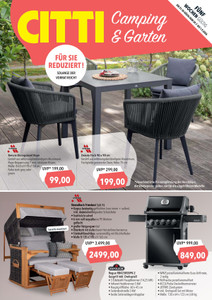CITTI Markt Prospekt - Camping & Garten - Seite 1